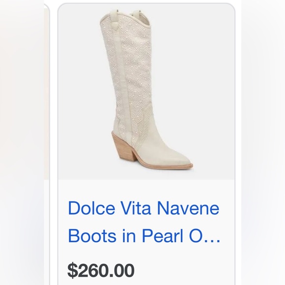 Dolce Vita Shoes - Dolce Vita Pearl Embellished Western Cowgirl Boots